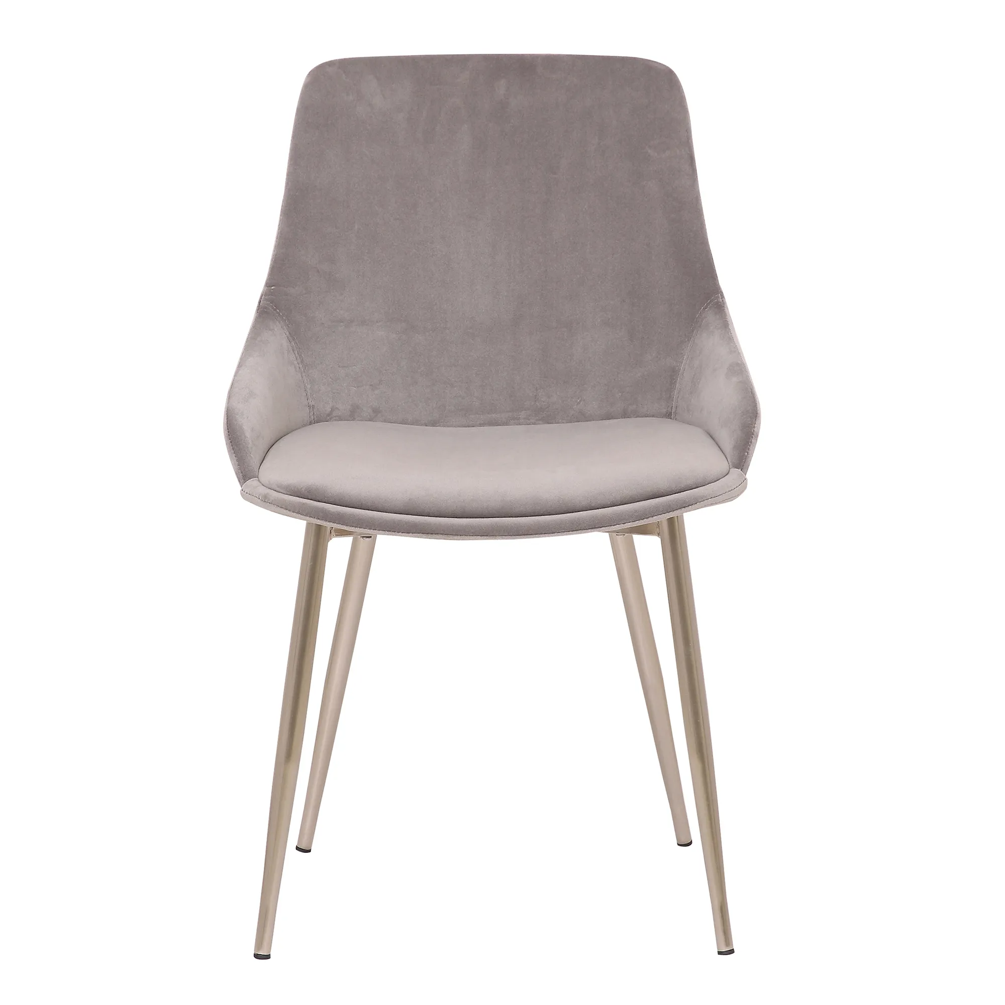 Heidi Gray Velvet Dining Accent Chair