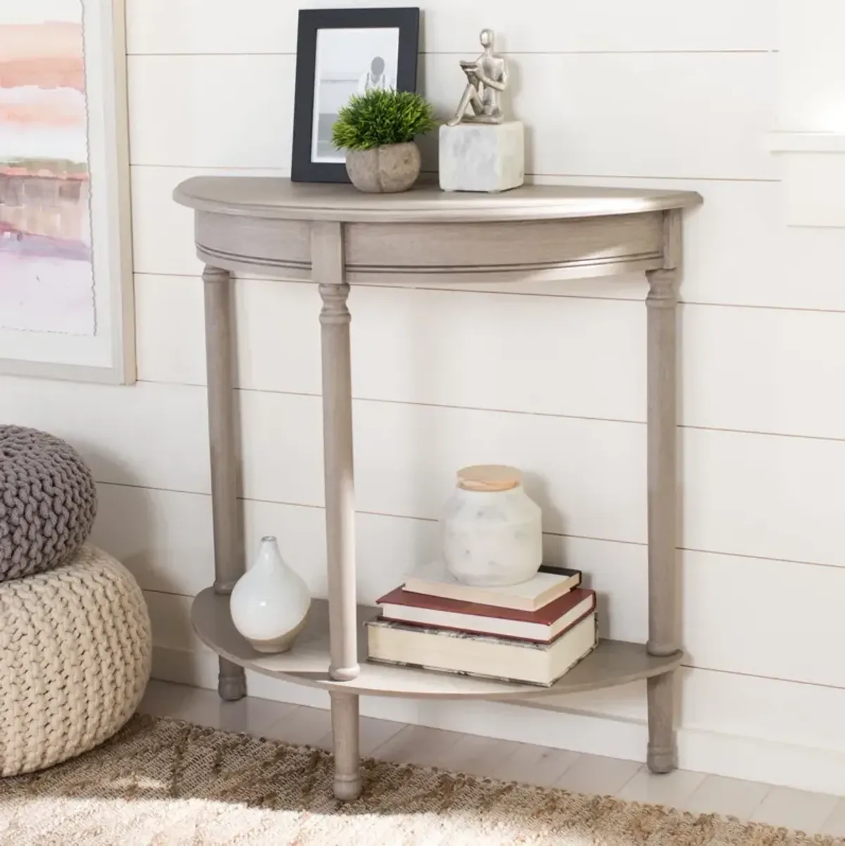 TINSLEY HALF ROUND CONSOLE TABLE