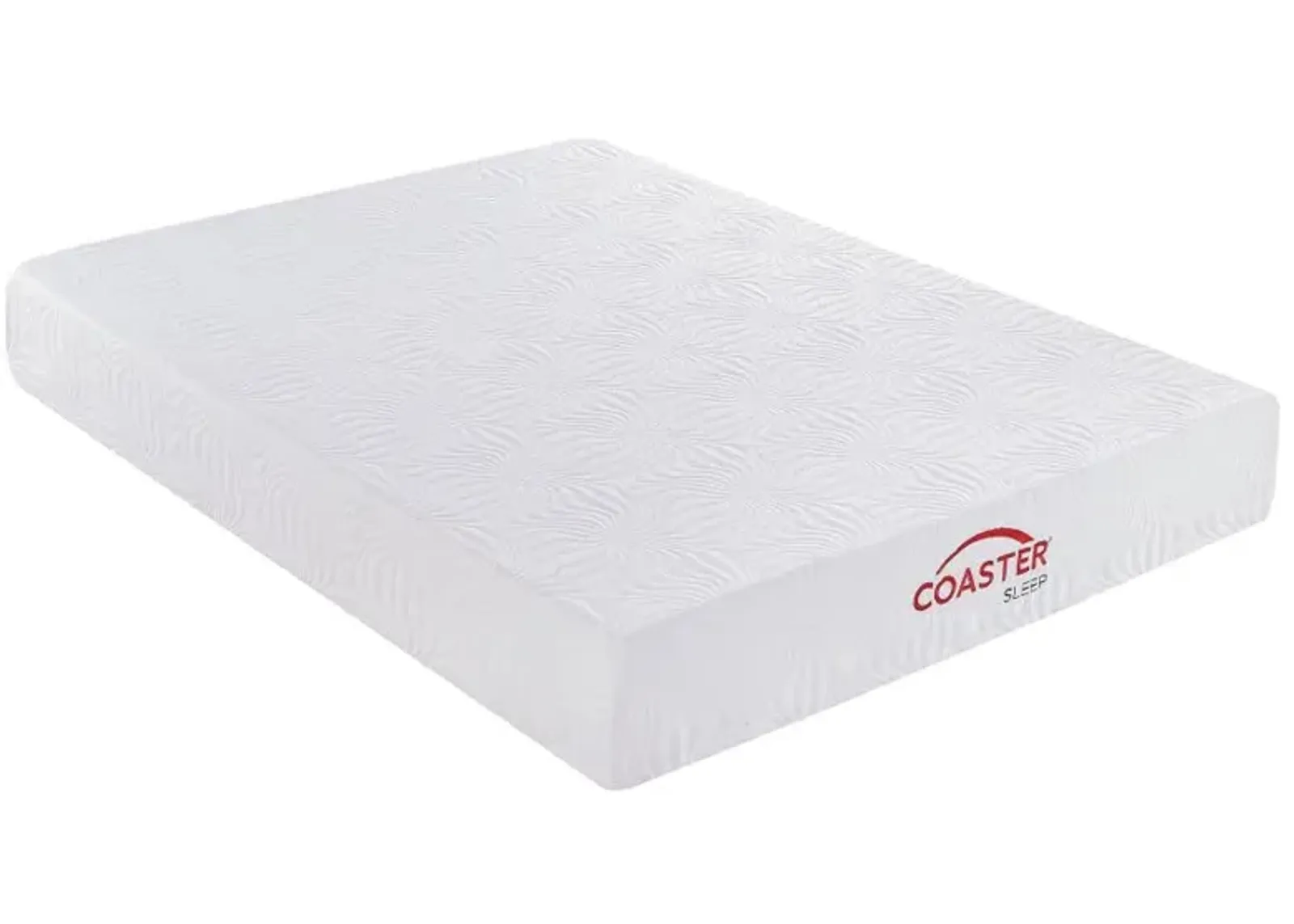 Key Twin Long Memory Foam Mattress White