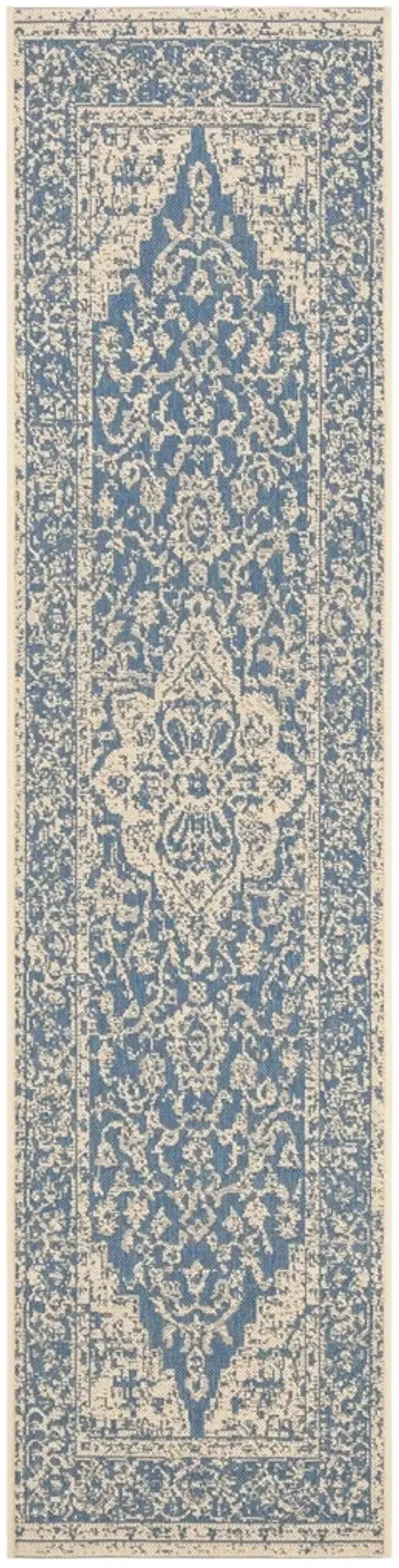 BEACH HOUSE 137 Blue 2'-2' X 10' Runner Rug