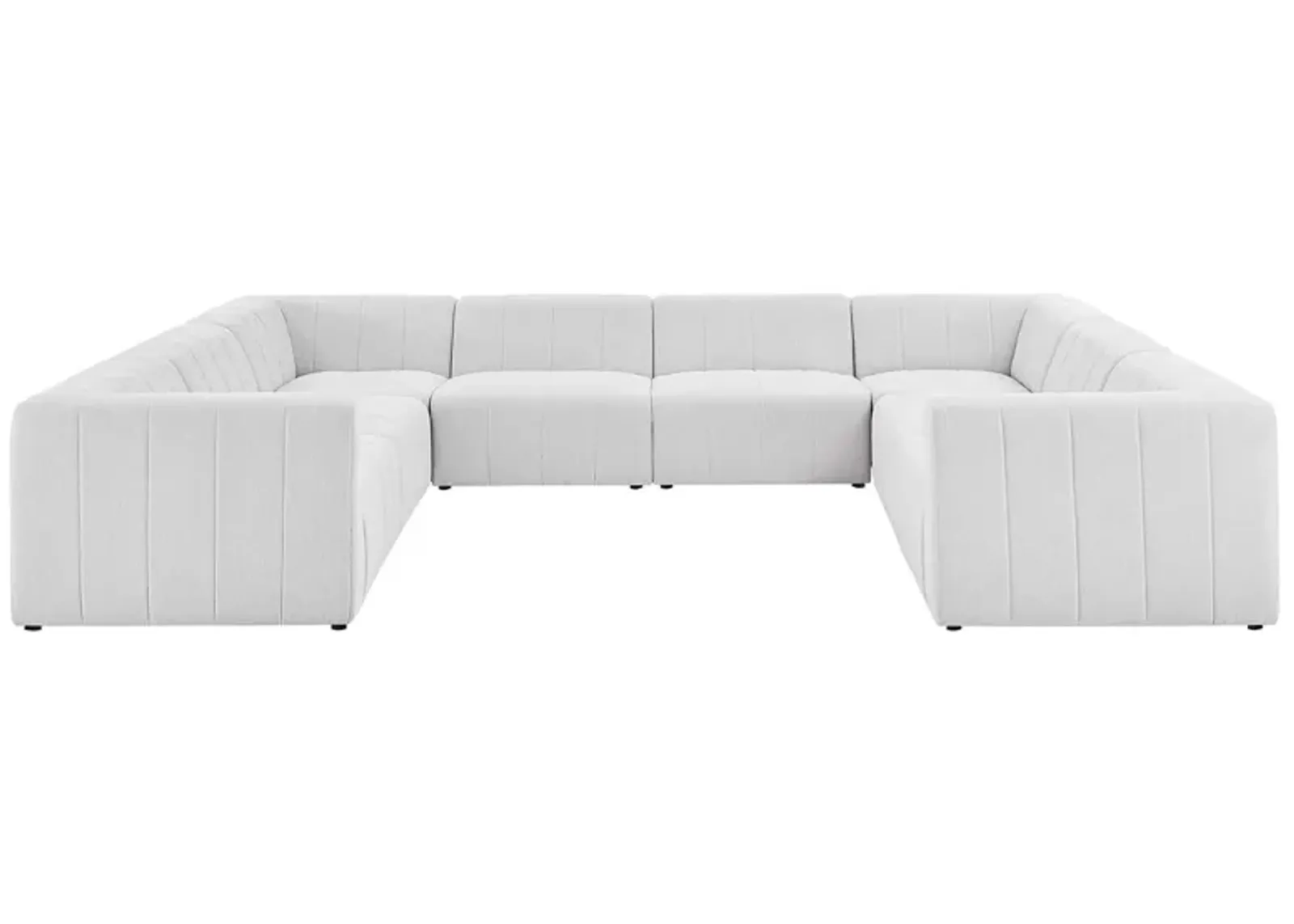 Bartlett Upholstered Fabric 8-Piece Sectional Sofa