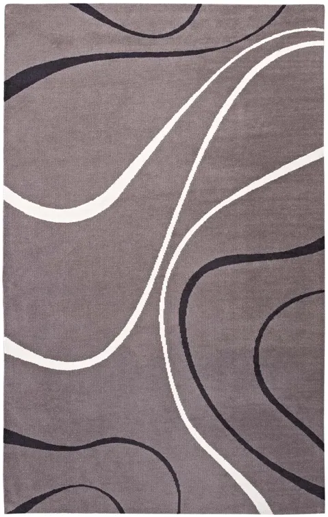 Therese Abstract Swirl 5x8 Area Rug