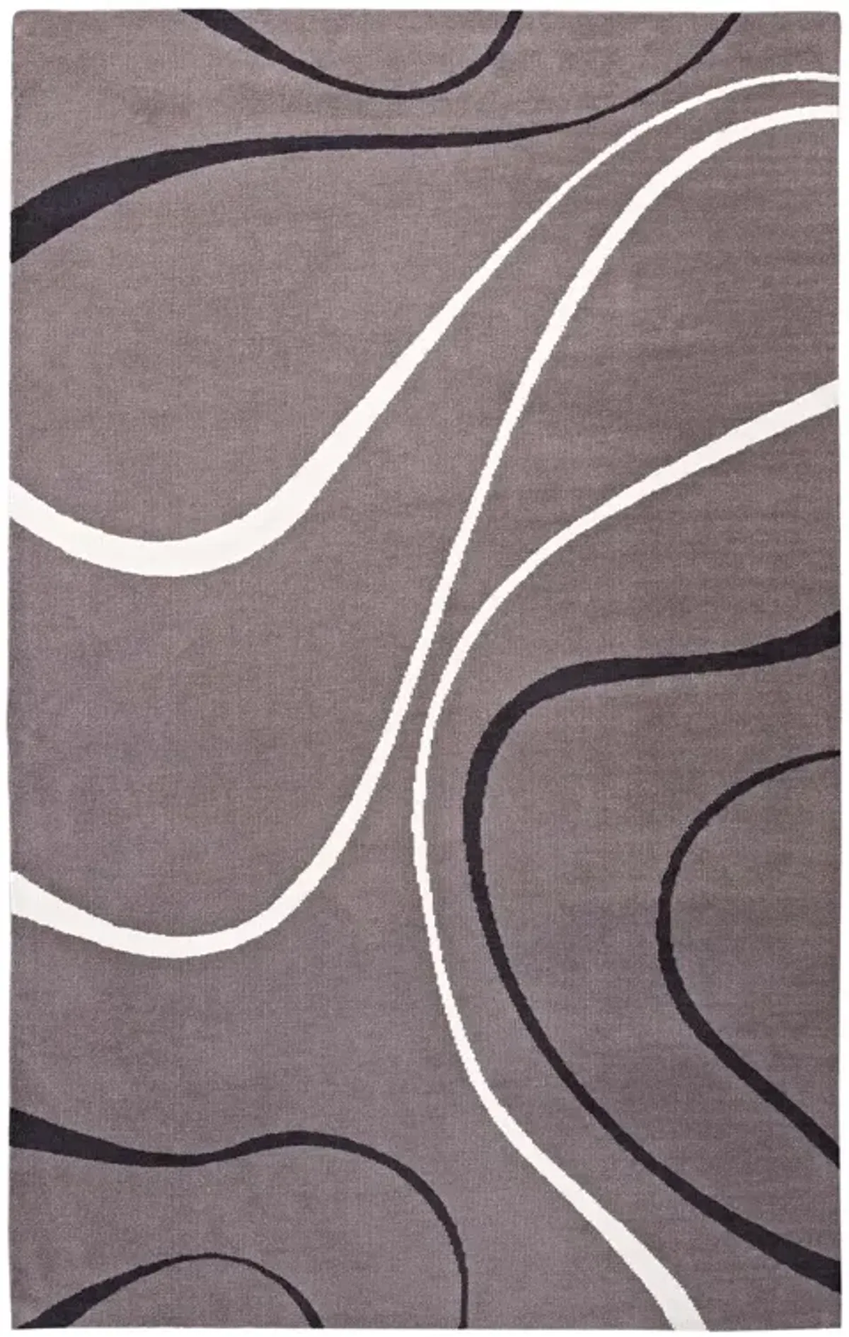 Therese Abstract Swirl 5x8 Area Rug