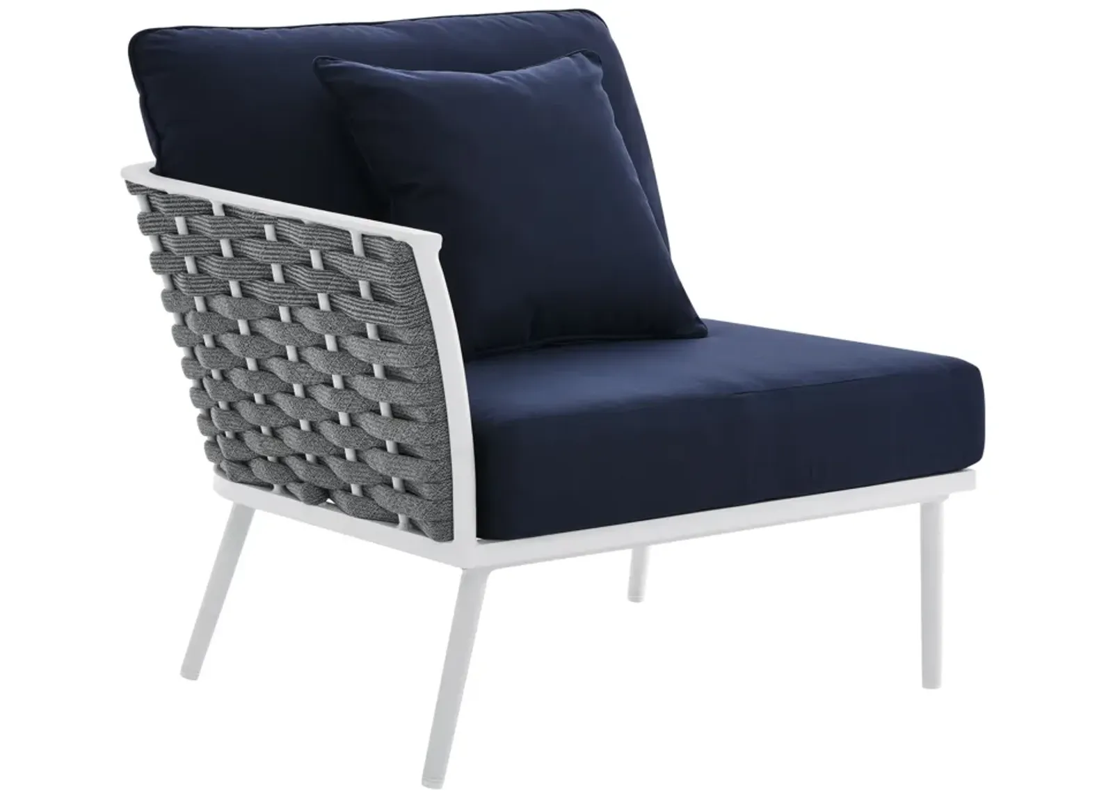 Stance Outdoor Patio Aluminum Left-Facing Armchair