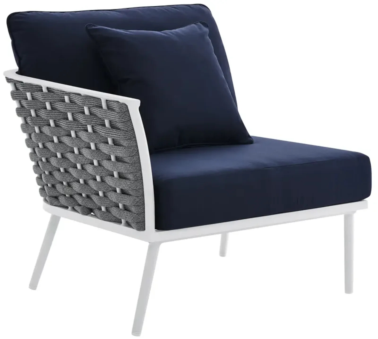 Stance Outdoor Patio Aluminum Left-Facing Armchair