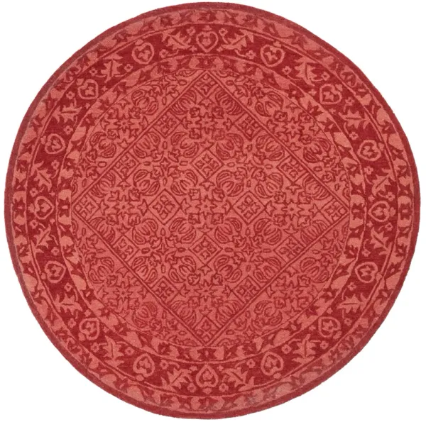 DIP DYE Hand Tufted 7' x 7' Round area rug