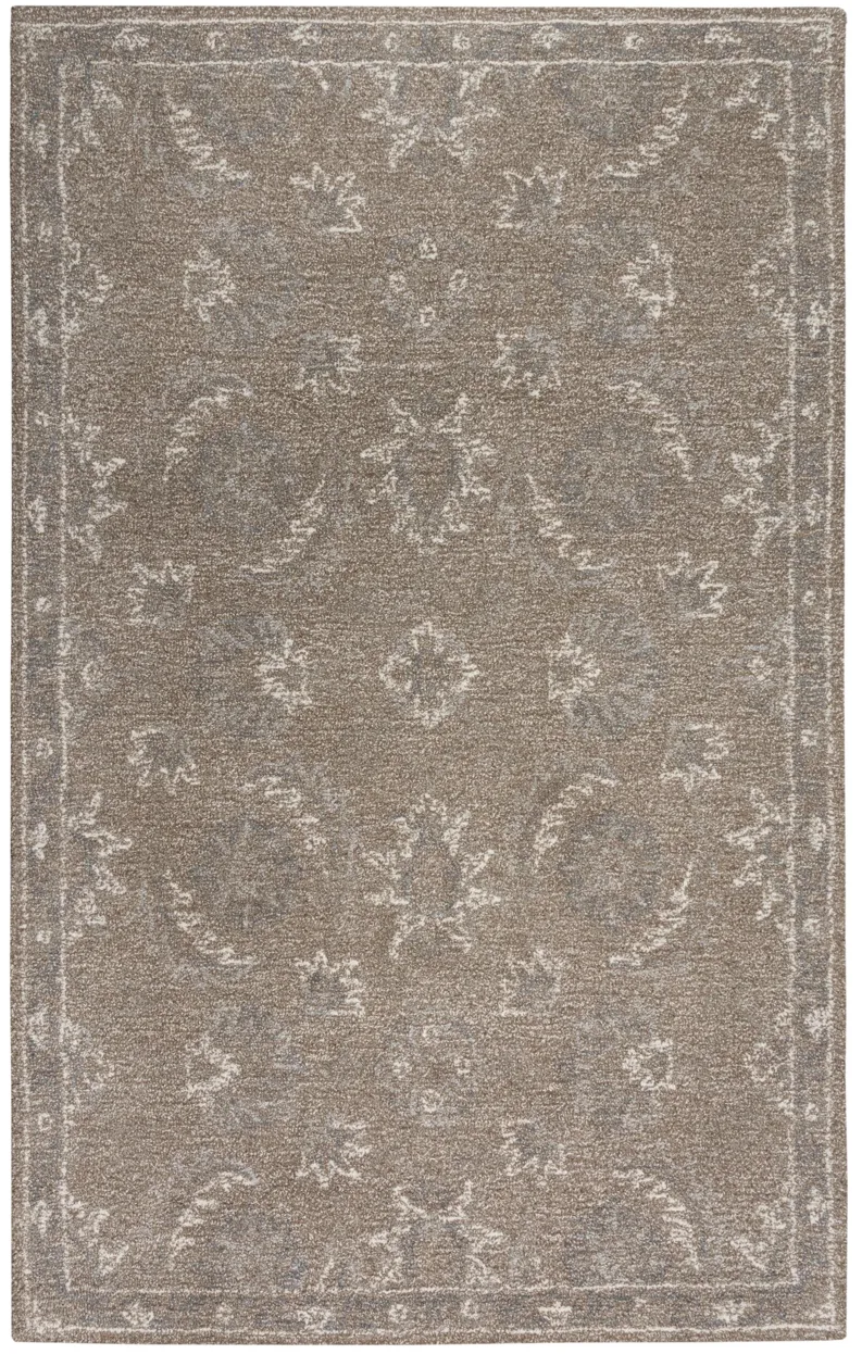 Harmony Brown  Wool 8'9" x 11'9" Rectangle Rug