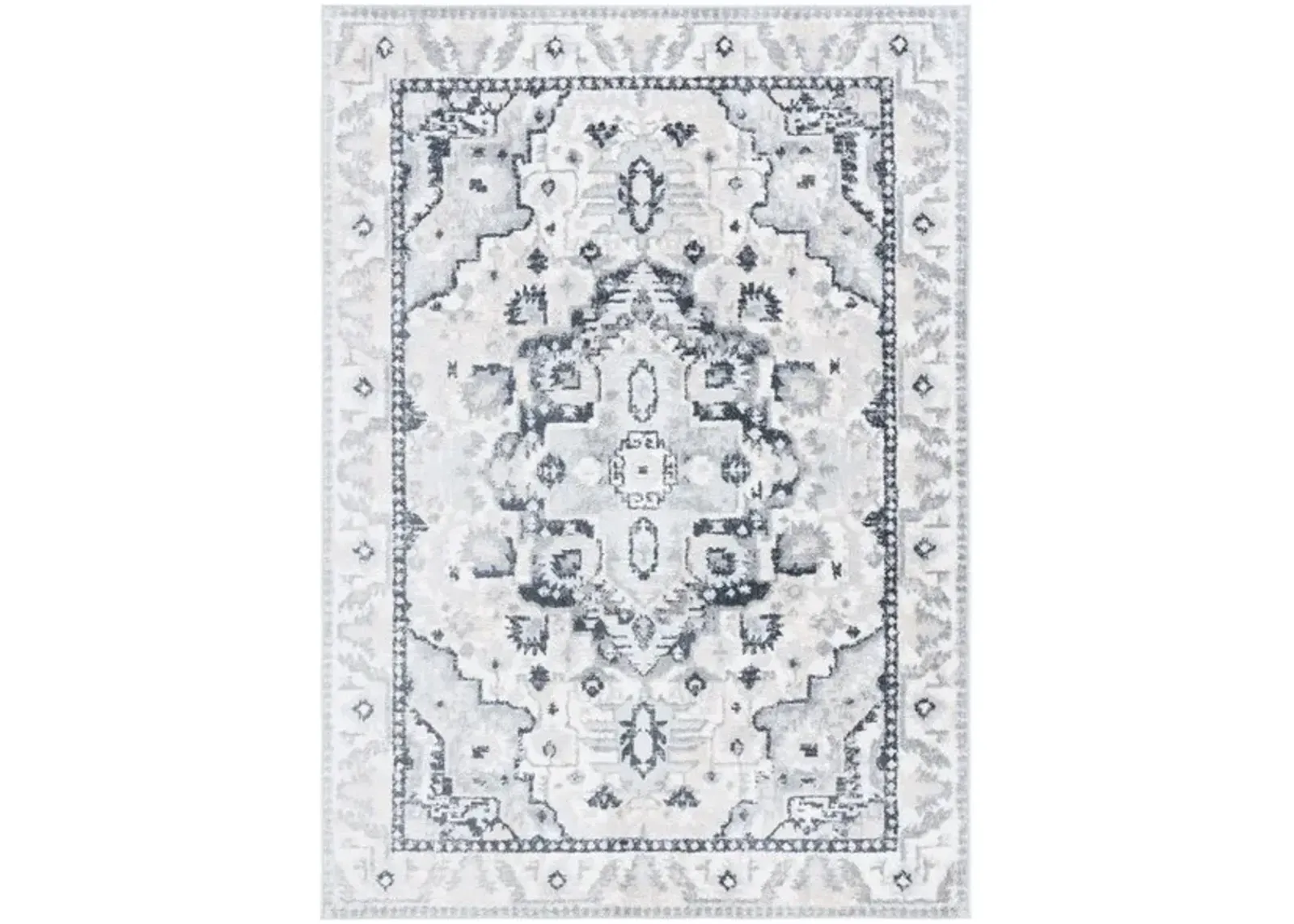 LAYLA 107 Grey 5'-5' x 7'-6' Medium Rectangle Rug