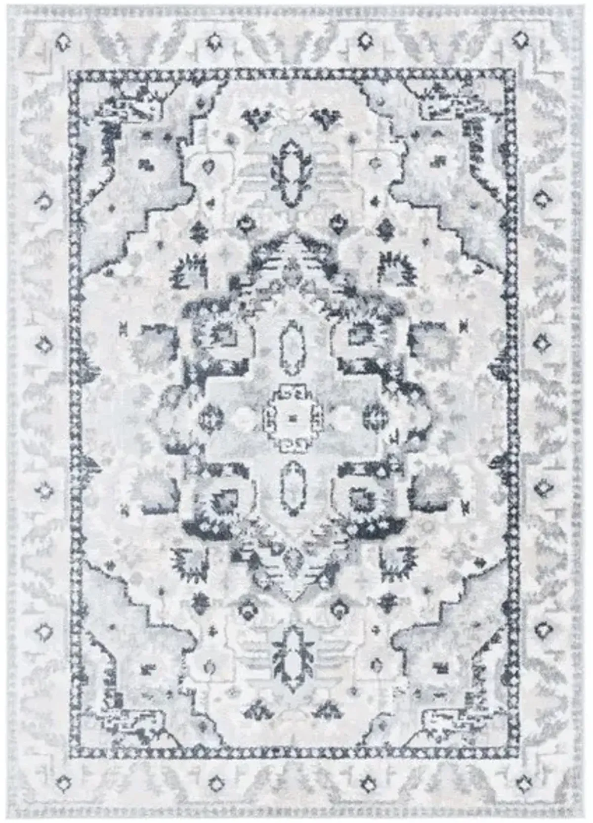 LAYLA 107 Grey 5'-5' x 7'-6' Medium Rectangle Rug