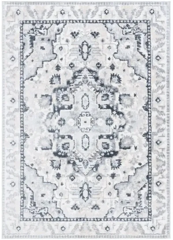 LAYLA 107 Grey 5'-5' x 7'-6' Medium Rectangle Rug