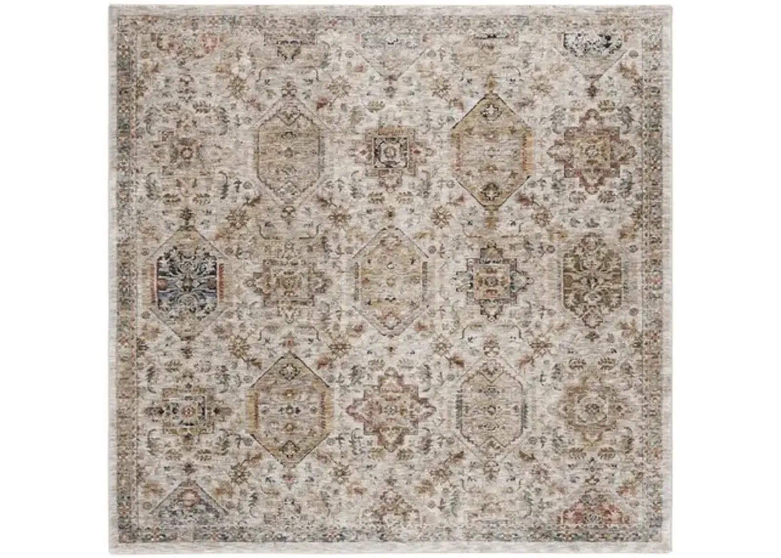 SILVERADO 108 Multi 6'-4' x 6'-4'Square Square Rug