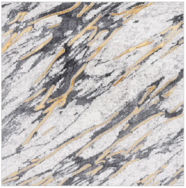 AMELIA 712 IVORY  6'-7' X 6'-7' Square Square Rug