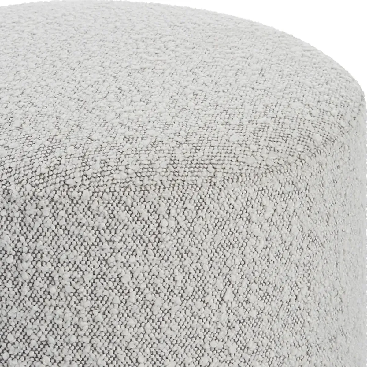 Avila Light Gray Ottoman