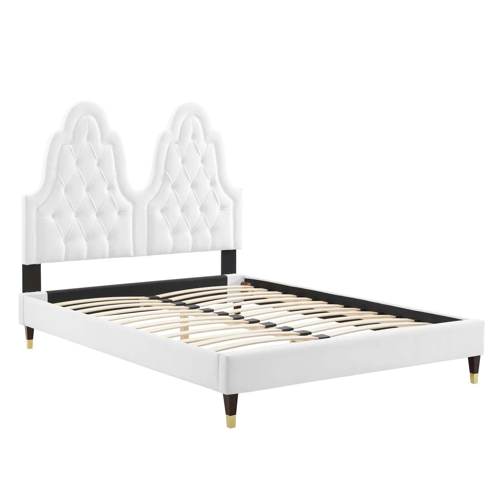 Alexandria Tufted Performance Velvet King Platform Bed