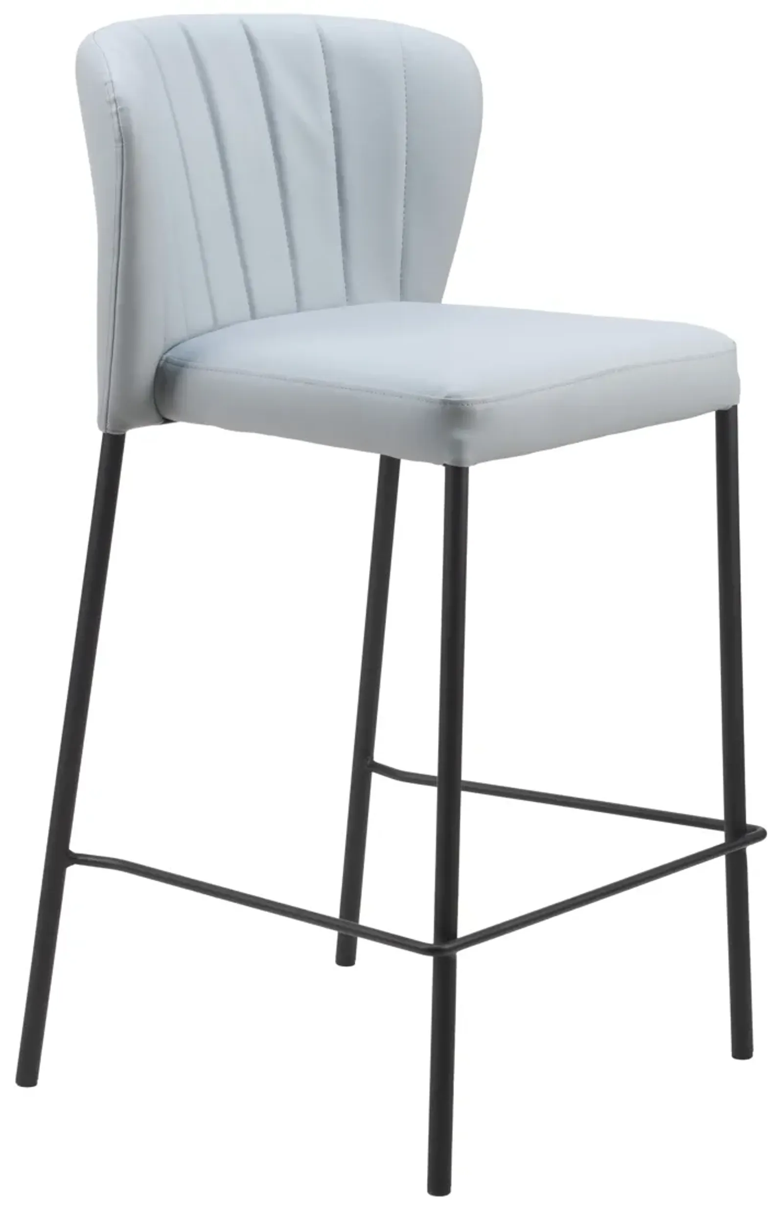 Linz Counter Stool (Set of 2) Gray