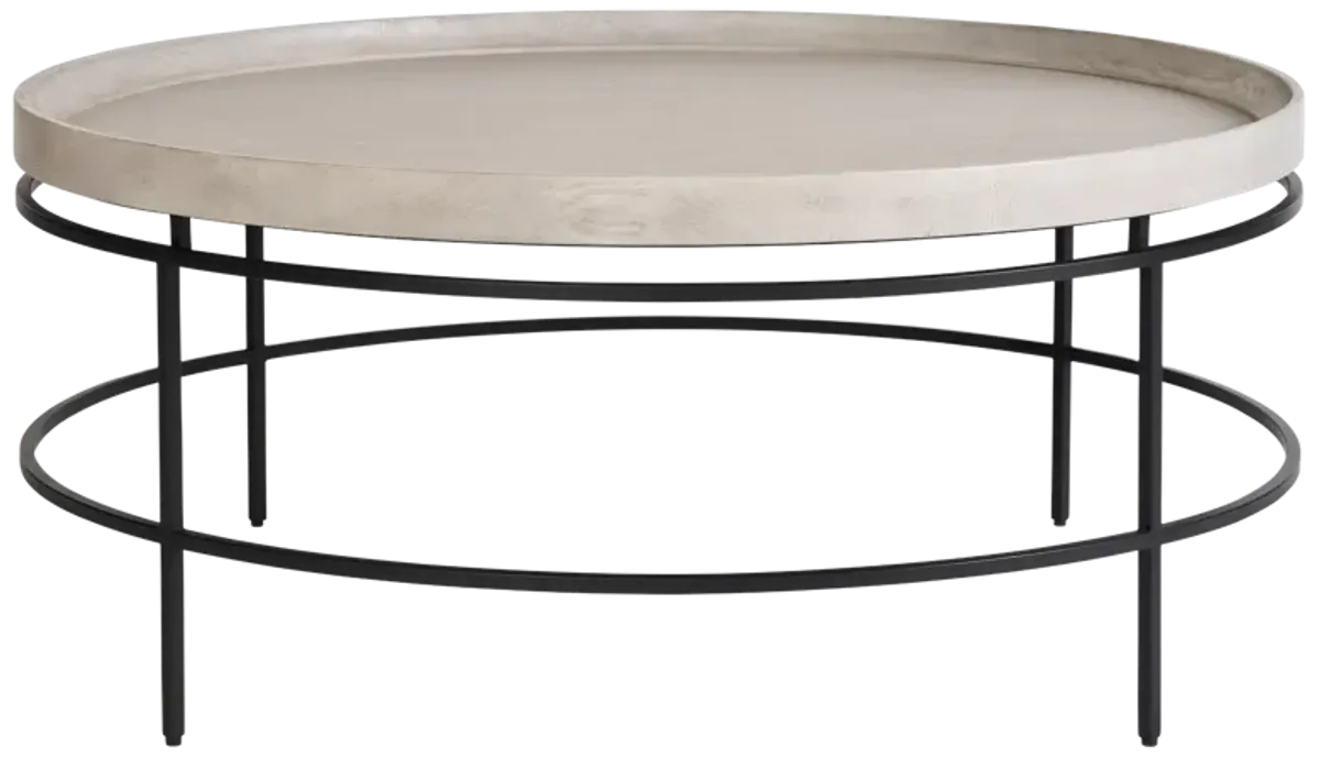 Round Tray Top Cocktail Table