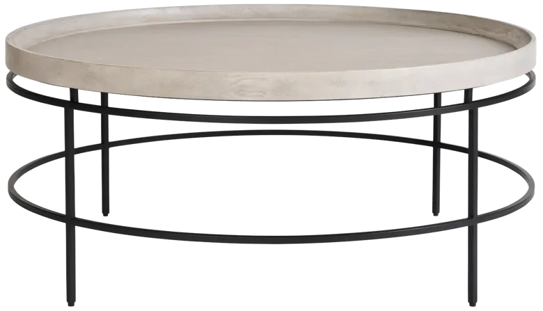 Round Tray Top Cocktail Table