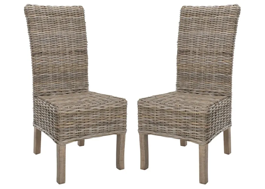 Quaker Rattan  Side Chair - Set of 2