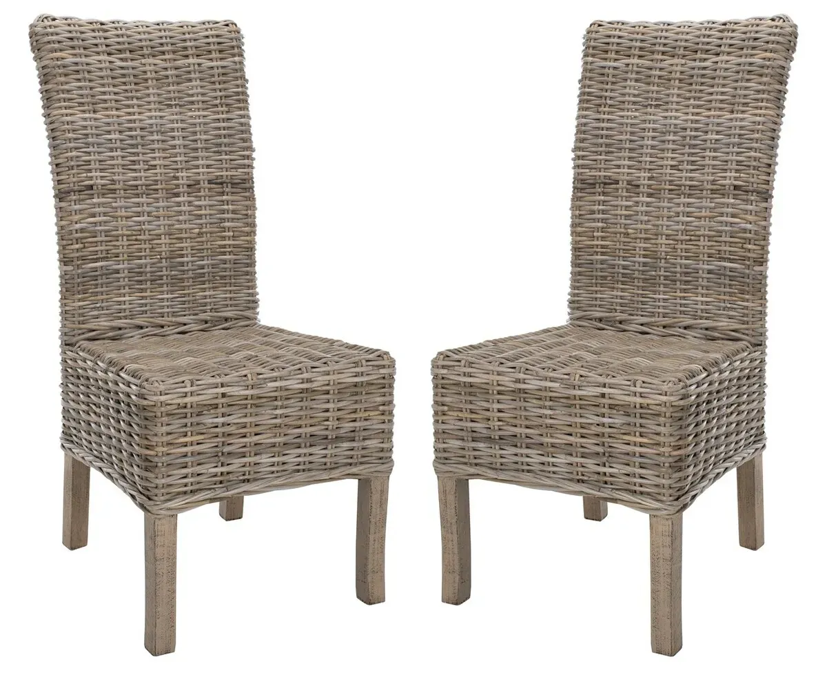 Quaker Rattan  Side Chair - Set of 2