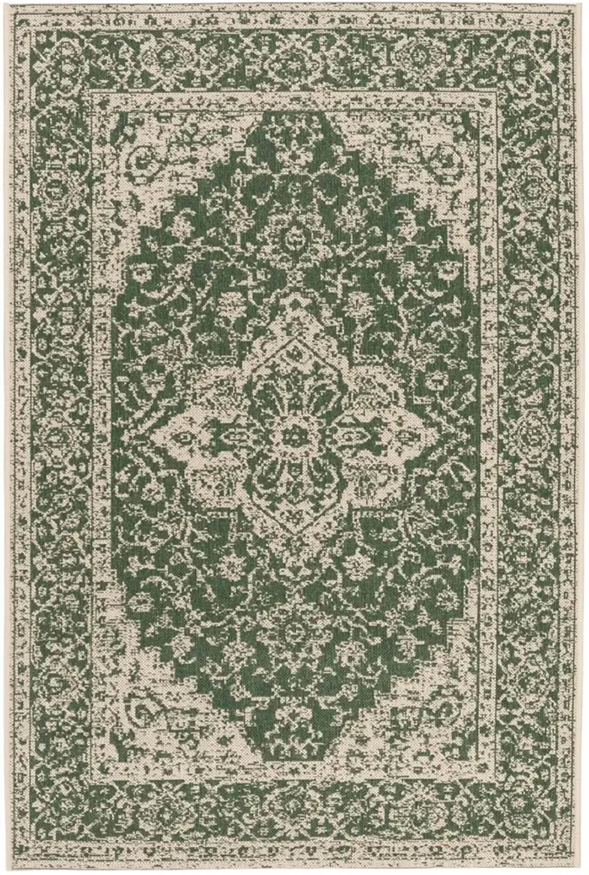 BEACH HOUSE 137 Green 2'-2' X 4' Accent Rug