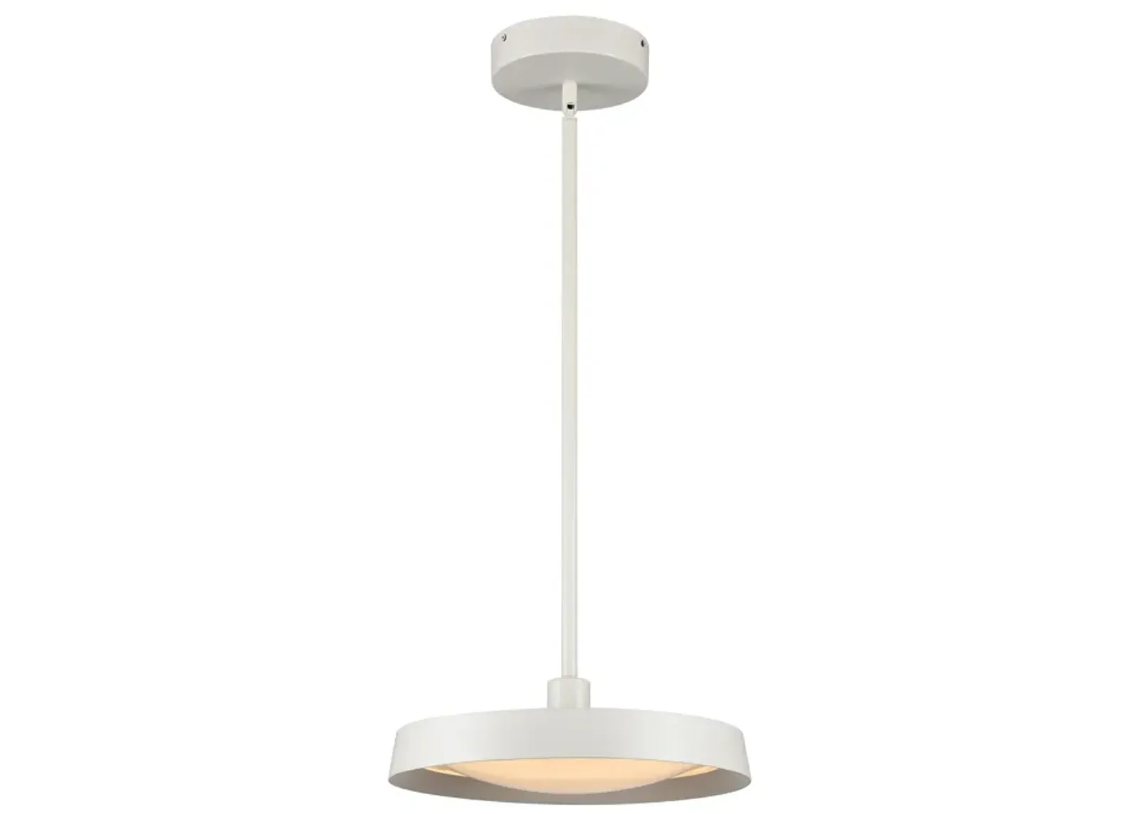 Nancy 13.75" WideLED Pendant - Matte White