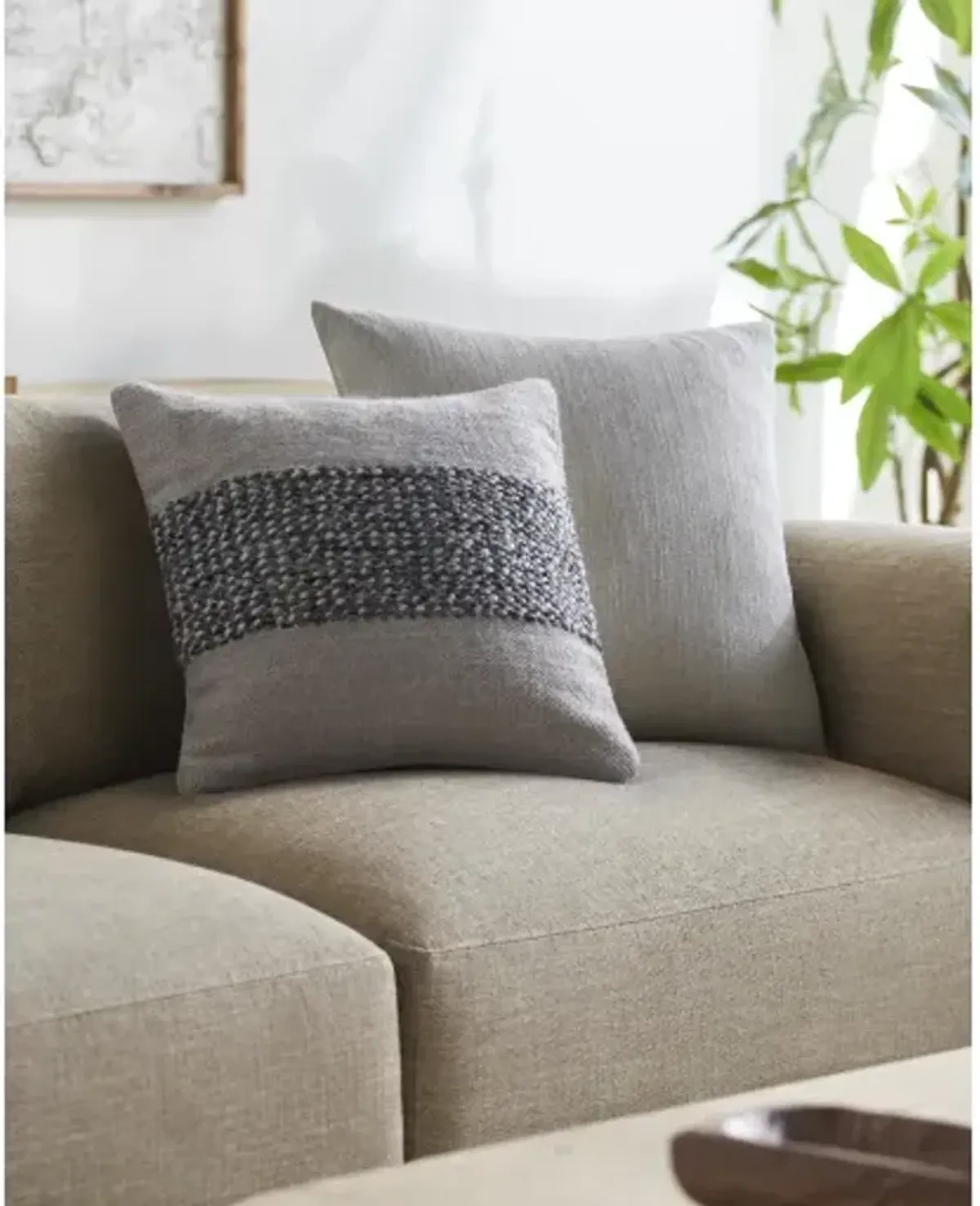 Edward EDD-001 20"L x 20"W Accent Pillow