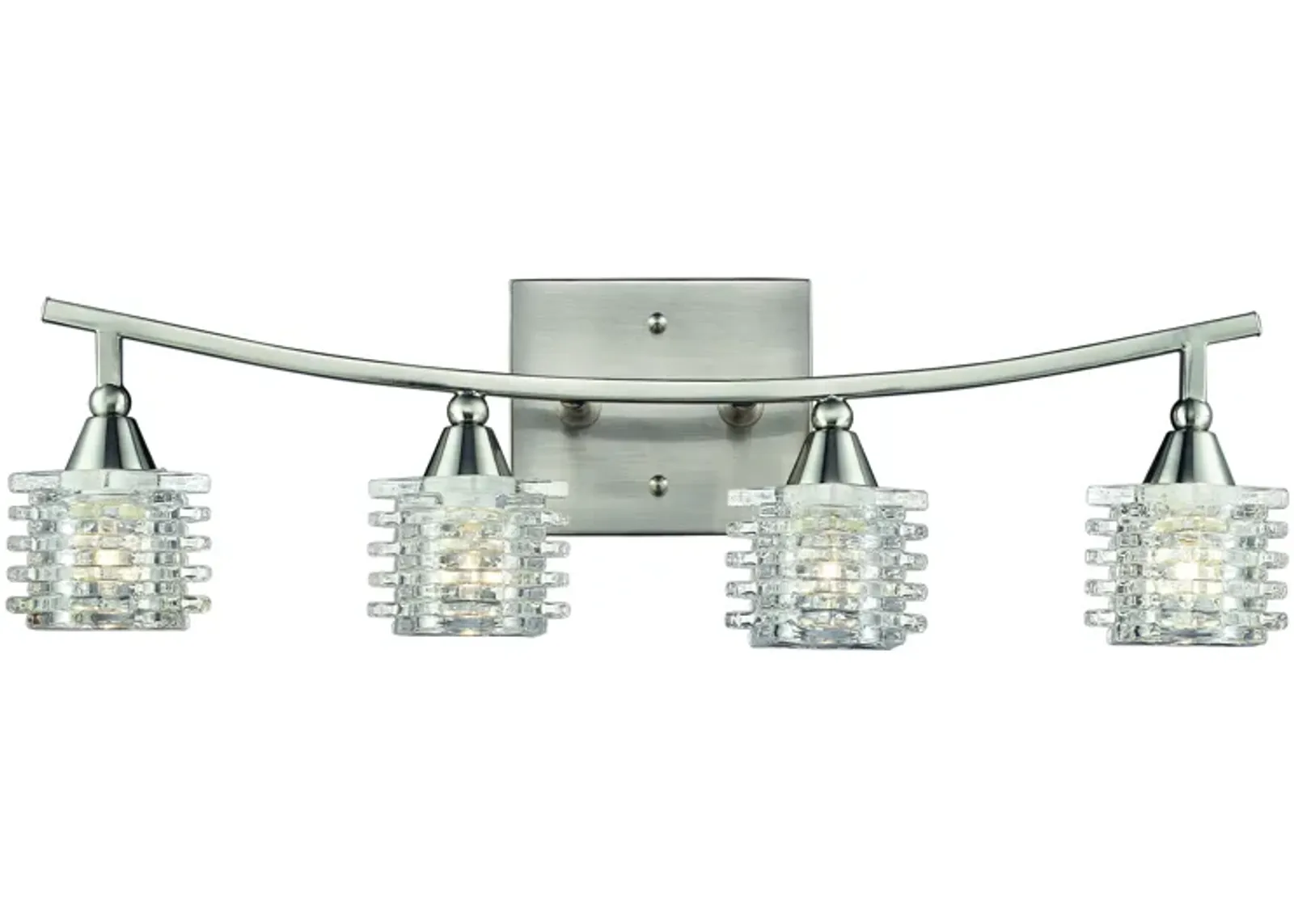 Matrix 21" Wide 4-Light Vanity Light - Satin Nickel