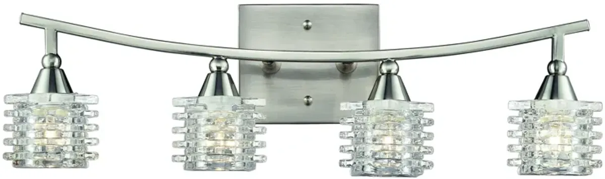 Matrix 21" Wide 4-Light Vanity Light - Satin Nickel