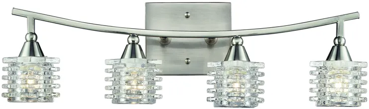 Matrix 21" Wide 4-Light Vanity Light - Satin Nickel