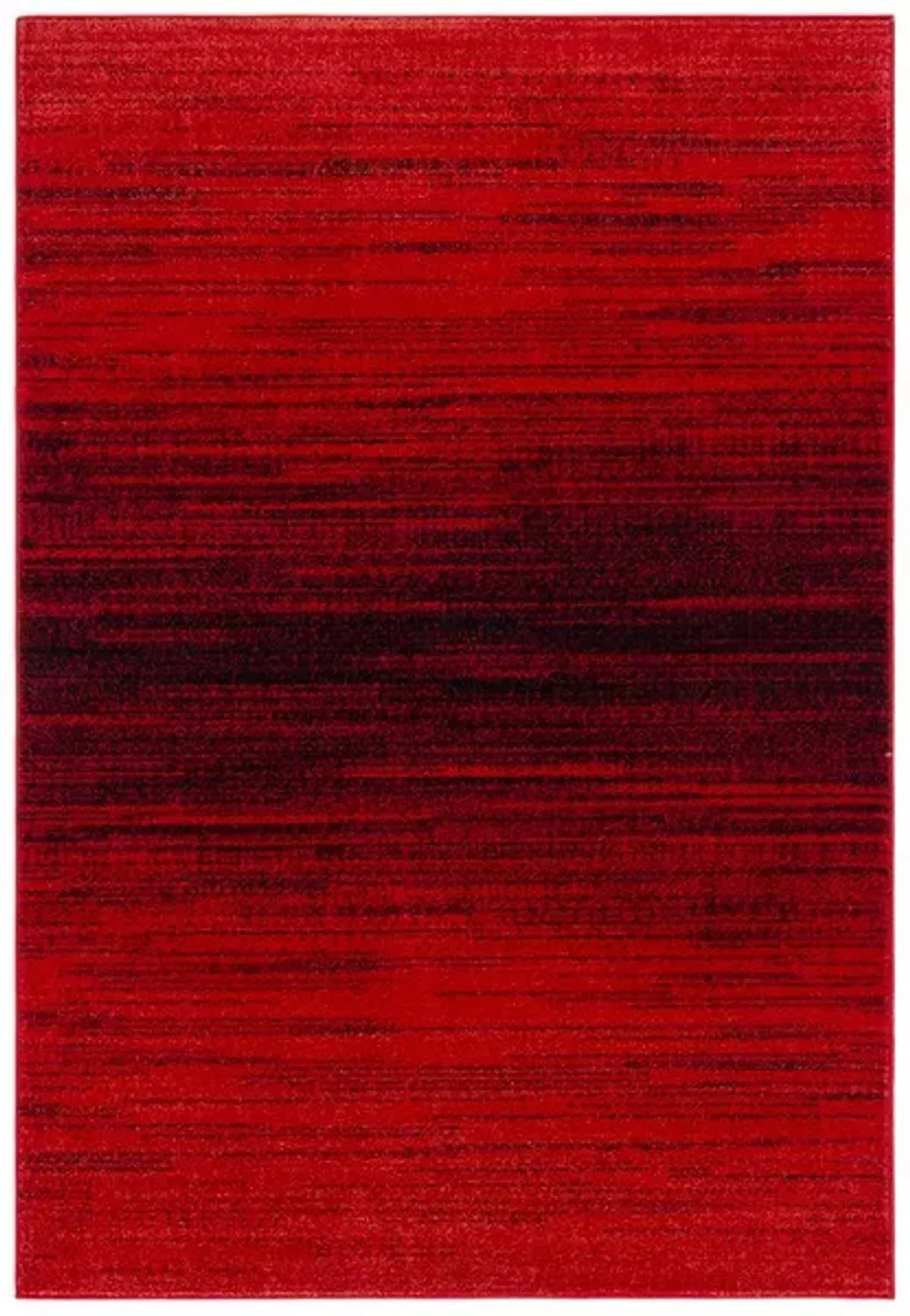 Adirondack Contemporary Red / Black 5'-1" X 7'-6" Powerloomed Rug