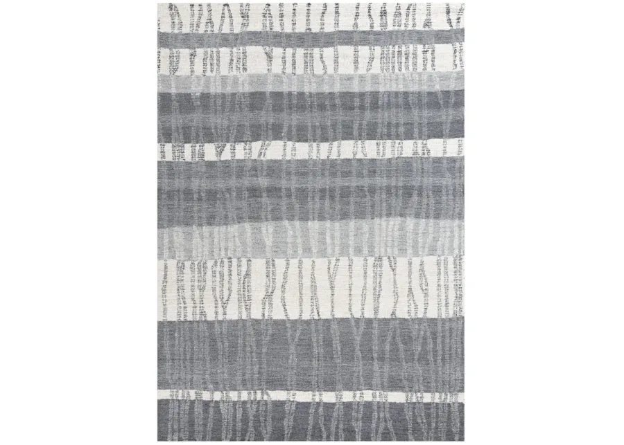 Taylor Charcoal  Wool 7'9" x 9'9" Rectangle Rug