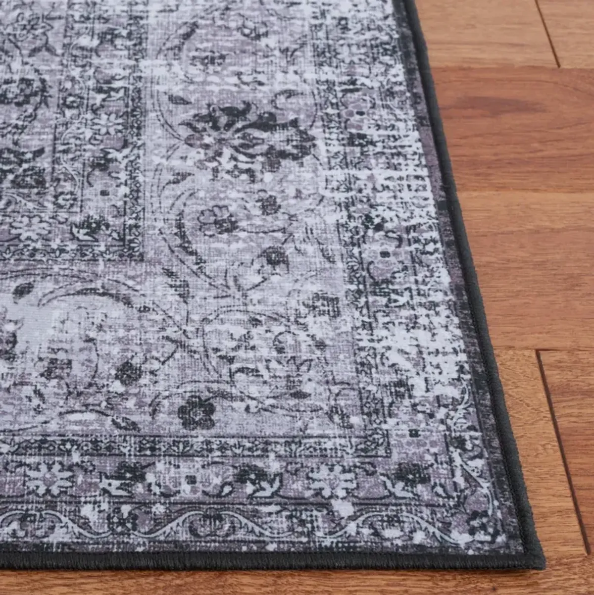 TUCSON 190 M/W S/R BLACK  8' x 8' Square Square Rug