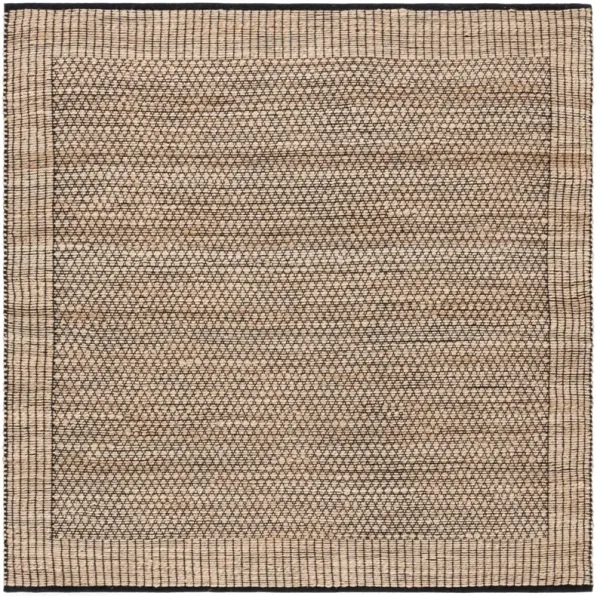 NATURAL FIBER 328 NATURAL  6' x 6' Square Square Rug