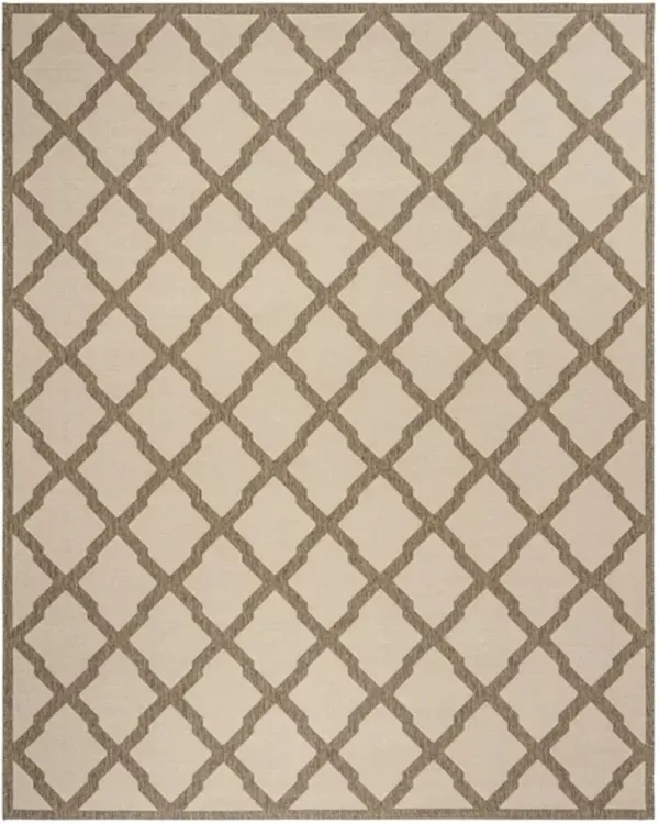LINDEN 122 Collection LND122C-8 Cream / Beige 8' X 10'