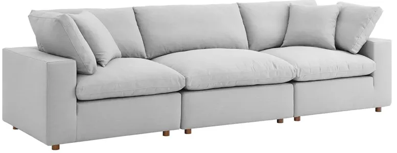 Commix Down Filled Overstuffed 3 Piece Sectional Sofa Set