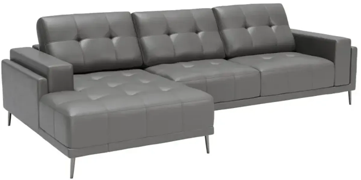 Bliss LAF Chaise Sectional Gray