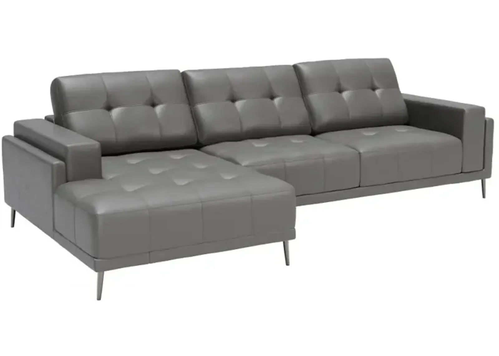 Bliss LAF Chaise Sectional Gray