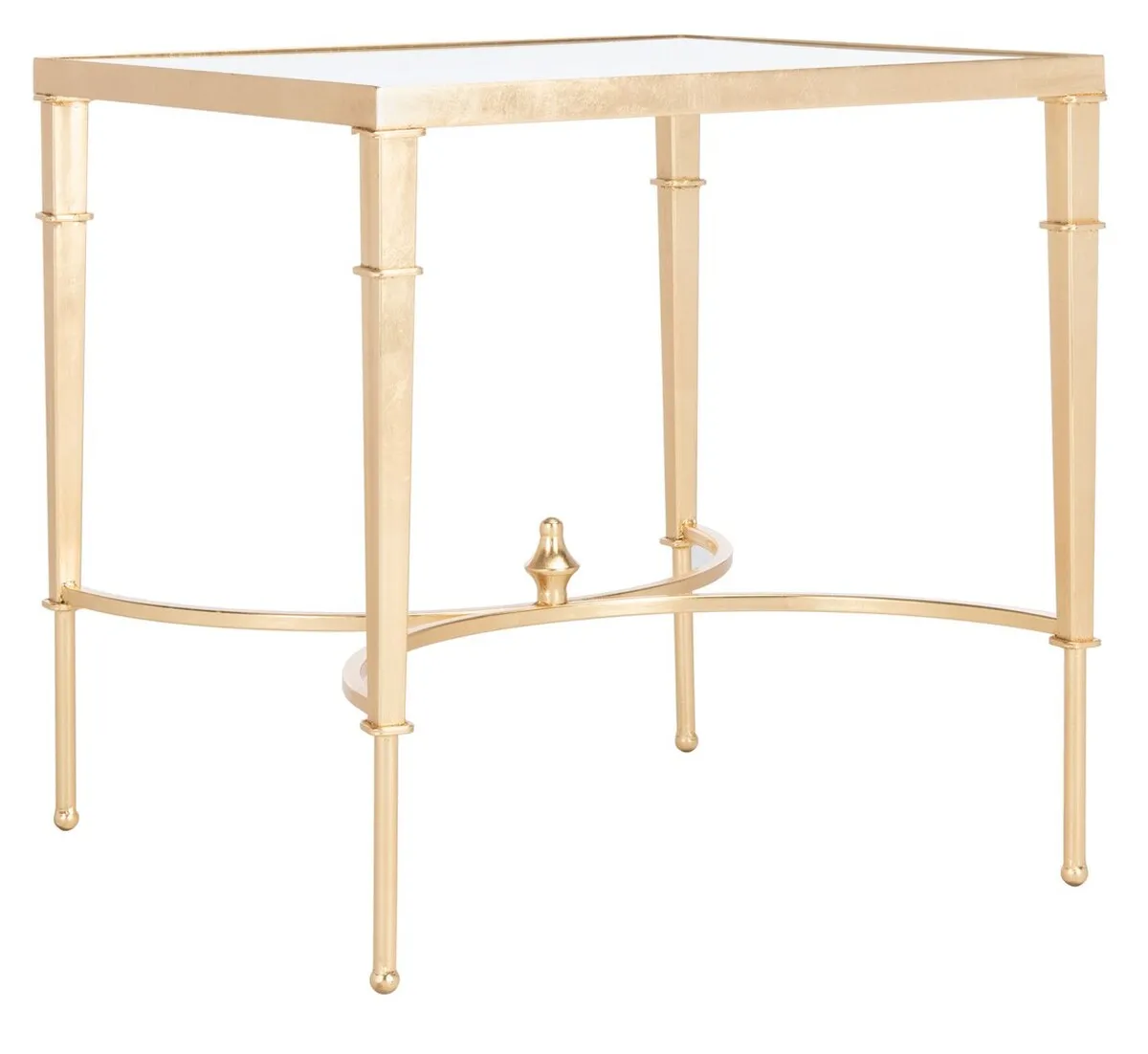 Mendez Gold Leaf Accent Table