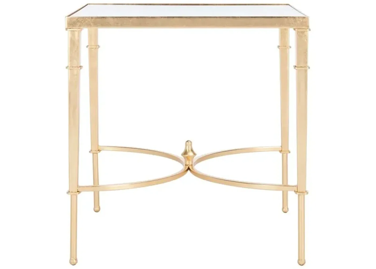 Mendez Gold Leaf Accent Table