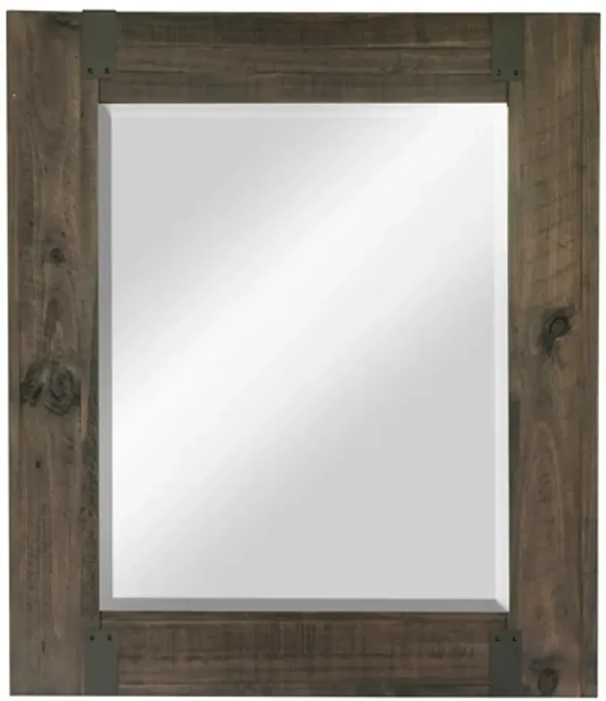 Abington Portrait Mirror in Weathered Charcoal