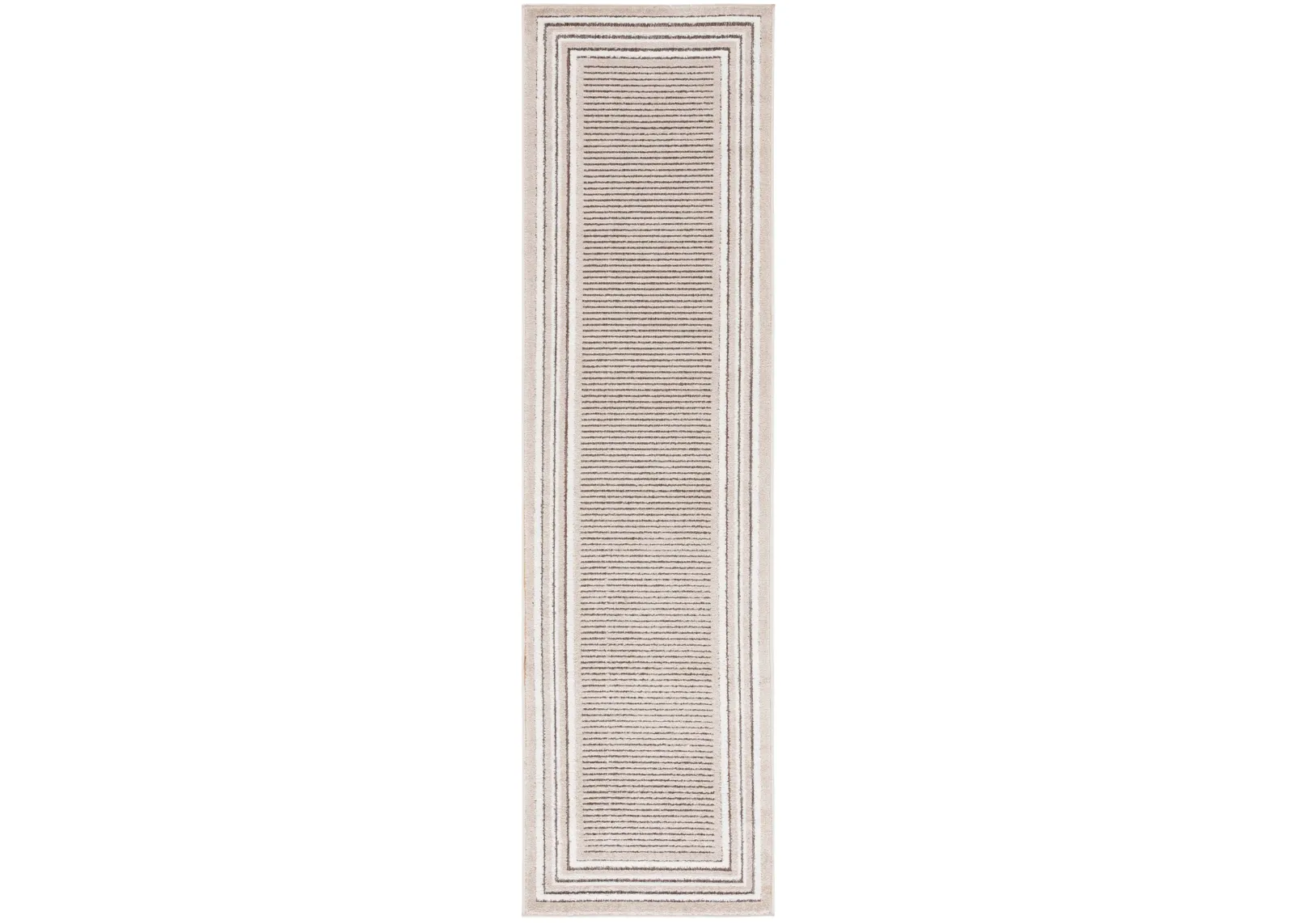 CABANA 634 BEIGE  2'-2' x 8' Runner Rug