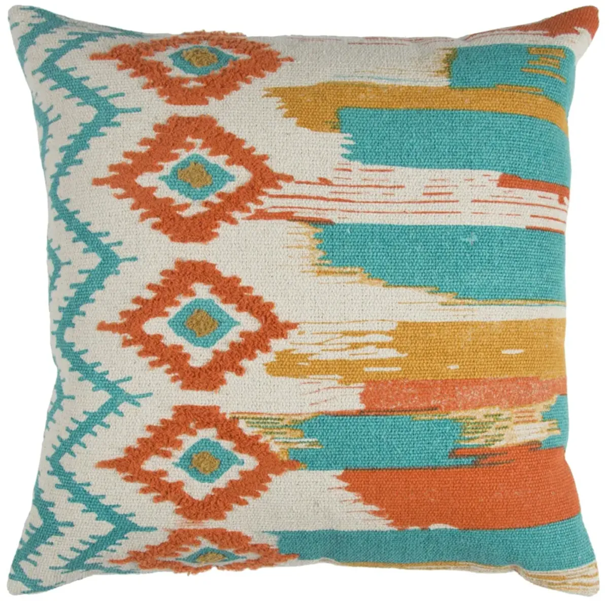 Brushstroke Orange  Pillow