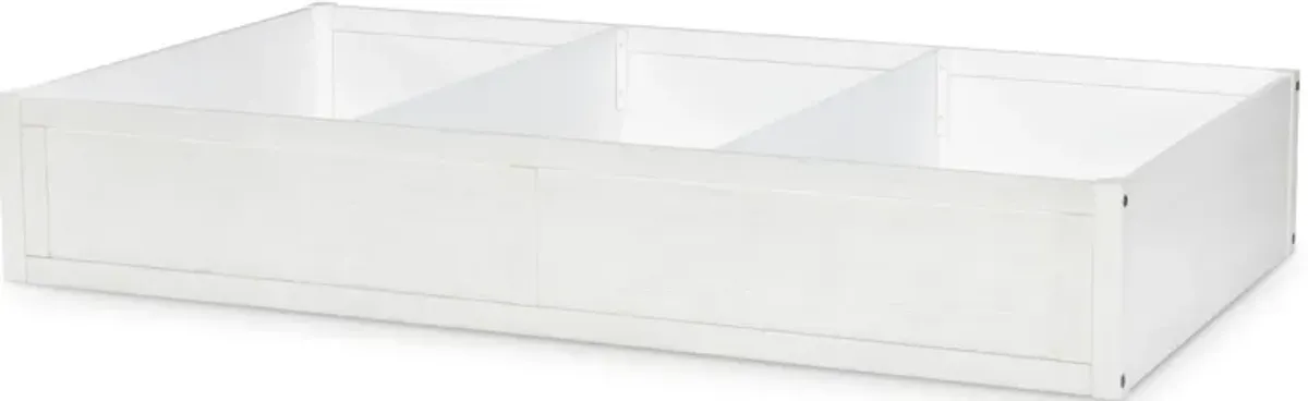 Flatiron White Trundle Storage Drawer White Finish