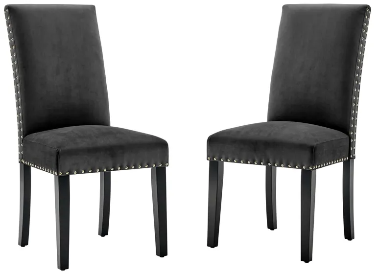 Parcel Performance Velvet Dining Side Chairs - Set of 2