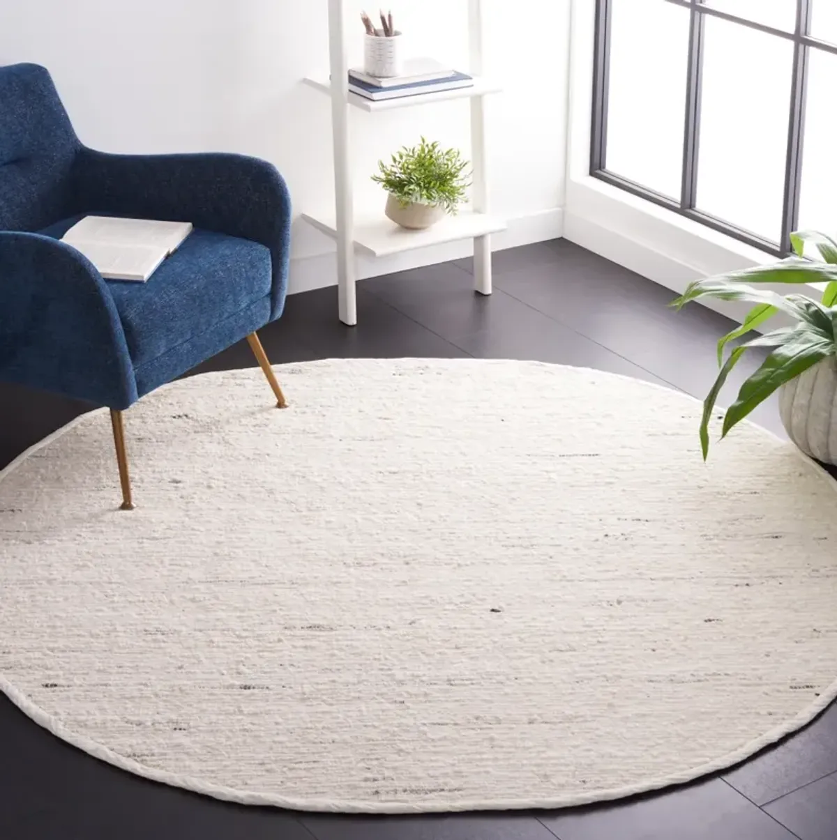 NATURA 925 IVORY 4' x 4' Round Round Rug