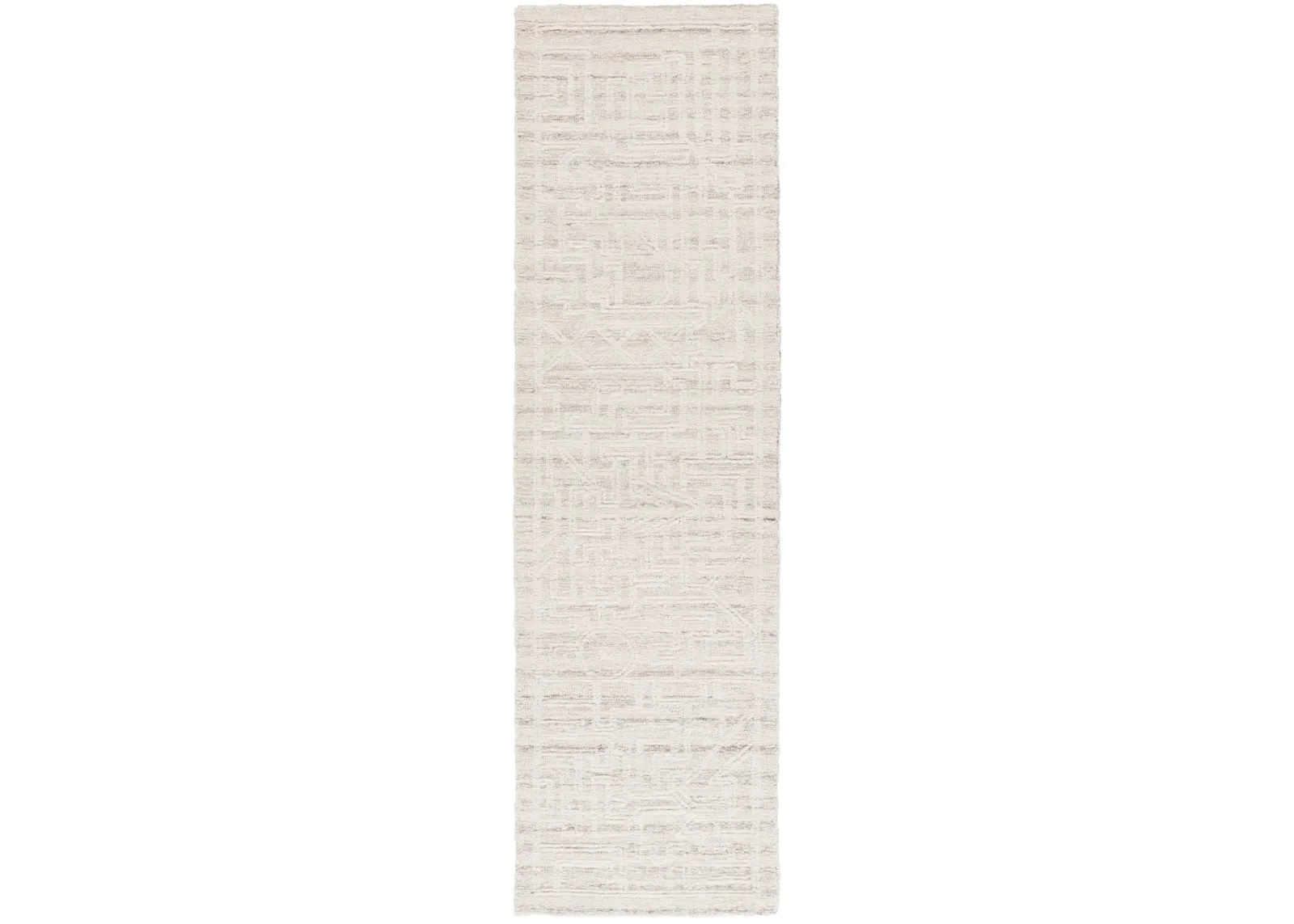 ABSTRACT 462 BEIGE  2'-3' x 8' Runner Rug