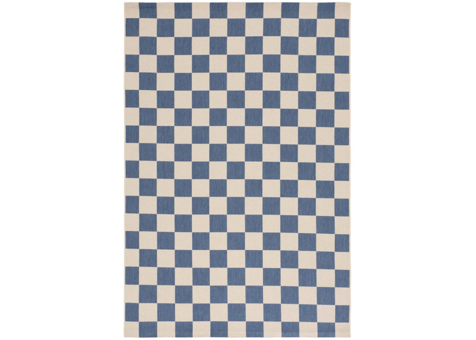 COURTYARD 6442 BLUE  8' x 10' Large Rectangle Rug