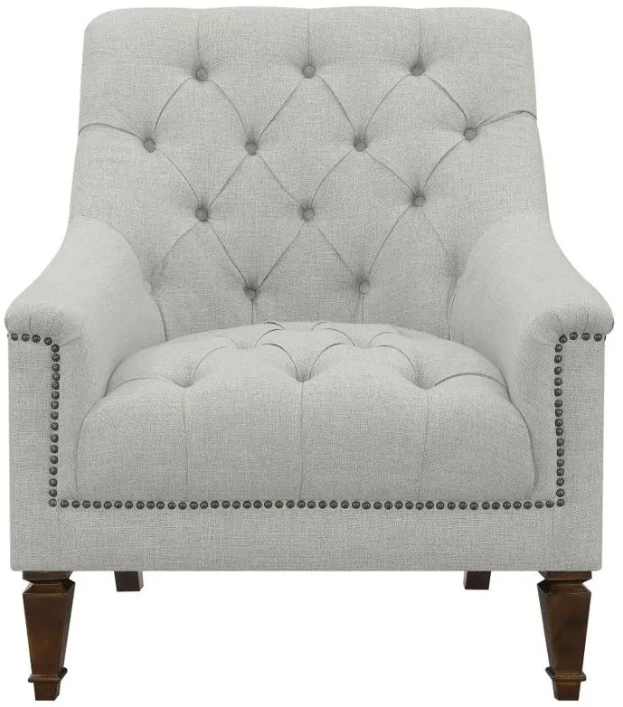 Avonlea Sloped Arm Upholstered Chair Grey