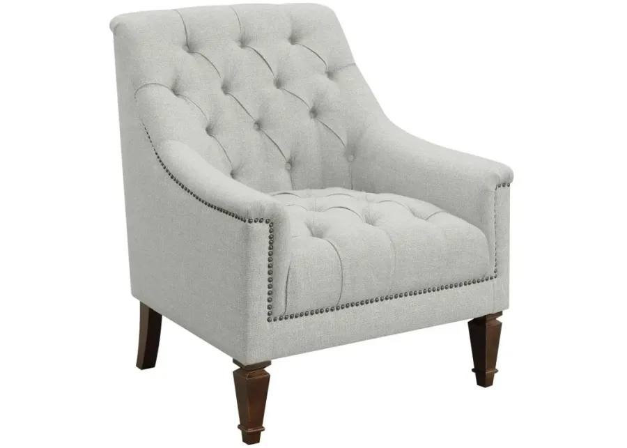 Avonlea Sloped Arm Upholstered Chair Grey