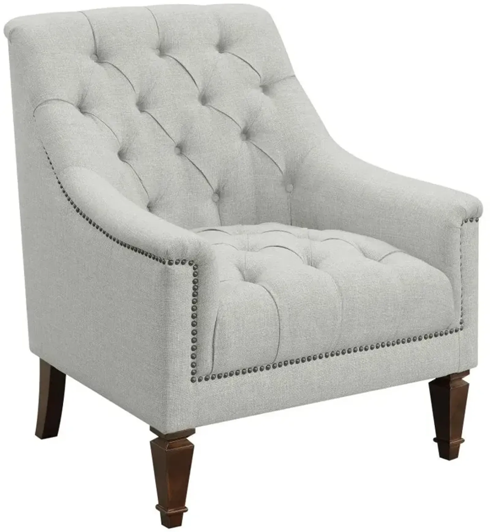 Avonlea Sloped Arm Upholstered Chair Grey